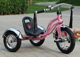 Our Girls Are Lucky Enough To Have This Very Cool Trike Royal Baby Vintage Trikes Pink Trike Royal Baby Tricycle