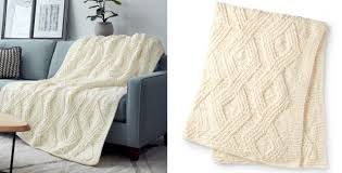 Maybe you would like to learn more about one of these? Twisted Stitch Knit Blanket Free Knitting Pattern
