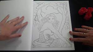 Butterfly coloring book (kids activity book) artists of the net. Gothic Dark Fantasy Selina Fenech Coloring Book For Adults Youtube