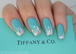 The Posh Polish Diamonds Are A Girl S Best Friend Tiffany Nails Tiffany Blue Nails Nail Designs Glitter