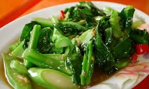 Gorengkan ikan masin di dalam minyak panas sehingga garing. Resepi Kailan Ikan Masin Thai Resepi Ibunda