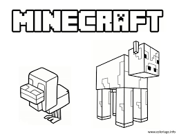 Check spelling or type a new query. Coloriage Animaux Minecraft Jecolorie Com
