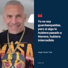 El día que Jorge Acero Cali saltó a la “fama” por custodiar a Guillermo  Moreno en la Plaza de Mayo