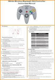 The controller is the primary user interface for the n64. N64 8bitdo N64 Gamepad User Manual 8bitdo Technology Hk Limited