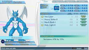 ExVeemon - Digimon - Digimon Story: Cyber Sleuth Hacker's Memory & Complete  Edition - Grindosaur