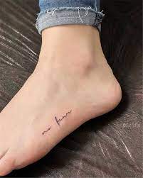 45 Small But Meaningful Words And Quotes Tattoo Designs You Would Love Women Fashion Lifestyle Blog Shinecoco Com Foot Tattoos Tattoos Foot Tattoo