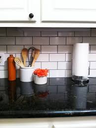 Check spelling or type a new query. White Subway Tile Backsplash With Black Grout Home Design