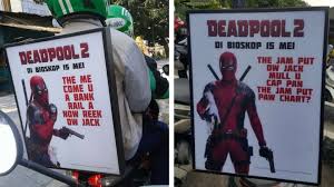 Jun 25, 2021 · watch: Deadpool 2 S Viral Marketing Campaign In Indonesia Is Freakin Hilarious Once You Figure It Out Coconuts Jakarta