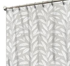 Shower Curtain In Grey For Bathroom Neutral Color Tropical Home Decor Bathroom Decor Extra Long Shower Curtain 72 Shower Curtain Curtains Home Decor Fabric