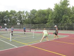 In fact, you can mark up to four number of pickleball courts inside a single tennis ball court, considering a little extra space around it, but i recommend to lay a maximum of two, as too much of line intersections will create confusion. Https Www Observertoday Com News Page One 2017 06 Pickleball Tennis Players Clash On Courts