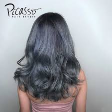 Sophisticated ash brown and gray balayage. 50 Shades Of Grey Hair Colours By Singaporean Hairstylists