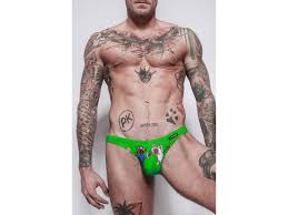 I love the briefs, bulge, and hairy chest. Gymswim Bear Bulge Swim Brief Green Gymswim