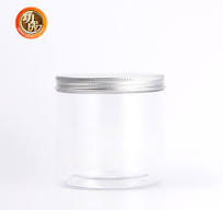 Customized Food Grade Pet Clear Plastic Jar With Lid 850ml