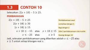 Oleh dosenpendidikan diposting pada 06/07/2021. Pertidaksamaan Nilai Mutlak Pengertian Rumus Sifat Dan Contoh Soalnya Lengkap Tutorialbahasainggris Co Id
