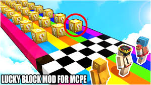 In this mod, players will be able to craft and find lucky blocks. Descargar Lucky Block Mod For Minecraft Pe Lucky Block Map V 0 1 Apk Mod Android