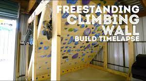 While i wanted to build my own climbing wall, i didn't think my landlord would be too happy with me anchori… Building A Freestanding Climbing Wall Timelapse Youtube