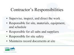 Workplace hazard inspections by workers and supervisors. Ppt Roles Responsibilities In Construction Management Powerpoint Presentation Id 2697509