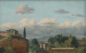 Pierre Henri De Valenciennes A La Villa Borghese Arbres Et Fabriques 1777 1785 Valenciennes Peinture Pierre