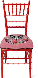 Gucci Chiavari Chair With Embroidered Cat Diy Furniture Chair Classic Furniture Diy Furniture