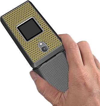 Amazon.com: Nakedcellphone Grid Series for CAT S22 Flip Phone Communicator Case - Gold | Protective Hard Shell Cover, Satisfying Texture, Matte : Cell Phones & Accessories