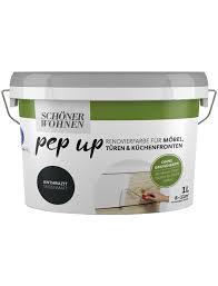 Schöner wohnen polarweiss ist nicht nur genau so gut wie die drei rezepturgleichen wandfarben, sondern auch deutlich günstiger. Schoner Wohnen Renovierfarbe Pep Up Fur Mobel Turen Und Kuchenfronten Grau Seidenmatt Hagebau De