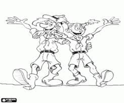 Pypus is now on the social networks, follow him and get latest free coloring pages and much more. A Couple Of Happy Explorers Coloring Page Printable Game