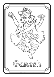 Hindu gods and goddesses stained glass coloring book by marty noble, 9780486462189, available at book depository with free delivery worldwide. Hindu Gods Colouring Sheets Sb3276 Sparklebox