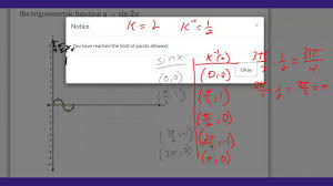 Delta Math 4 4 Graphing Trig Functions Youtube