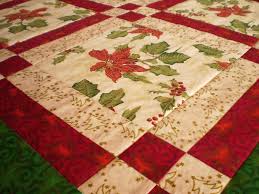 Free Christmas Table Runner Patterns Bright Red Poinsettia Table Runner And Quilted Table Runners Patterns Quilted Table Runners Patchwork Table Runner