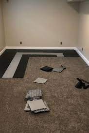 Exercise Gym Floor Tiles Staylock Orange Peel Tile Black In 2021 Gym Flooring Tiles Gym Flooring Home Gym Flooring