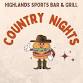 Fun Country Nights at Highlands Sports Bar & Grill event image
