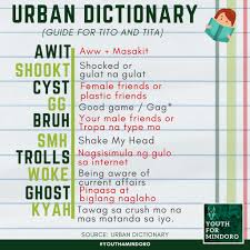 We've all probably acted like this if we're honest. Youth For Mindoro Millennial Gen Z Slang Words Guide For Tito Tita Youth4mindoro Urbandictionary Facebook