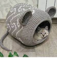 Kedi Evi Krose Tig Isleri Krose Sapka