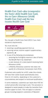 Receiving public medical assistance in minnesota means those who are residents will have access to quality and affordable care. A Guide To Centrelink Concession Cards Pdf Free Download