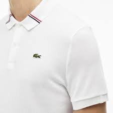 Les polos lacoste pour homme : Polo Slim Fit Lacoste Live Col Avec Bandes Tricolores Lacoste Style De Chemise Polo Habillement Homme Mode Homme