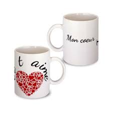 Tu es mon rêve devenu réalité. Mug Amour Je T Aime Mon Coeur