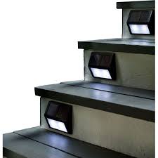 Solar Powered Led Step Light Pack Step Lighting Step Lighting Outdoor Solar Step Lights