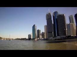 Brisbane Cityhopper Ferry Ride Eagle Street Dockside 4 X Speed Qld Australia 02 09 15 Brisbane River Dockside Australia