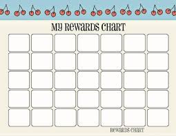 printable reward chart template reward chart kids reward