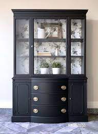 Discover the design world's best china cabinet display cabinets at perigold. Lamp Black China Cabinet Painted China Cabinets China Cabinet Makeover Refurbished Furniture