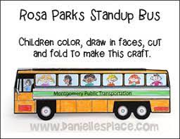 Rosa parks library and museum (m) Rosa Parks Stand Up Bus Craft Printable Craft Patterns