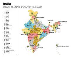 Vast areas of brazil remain wild and virtually unexplored. Editable Powerpoint Map Indian Capitals And Union Territories India Map Map India Facts