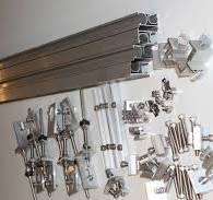 Tin Roof - Solar Panel Mounting kit to mount for 10 Solar Panels, with Clamps, Tin Roof Mount & 88 Inch Rails