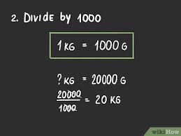 How To Convert Grams To Kilograms 8 Steps With Pictures