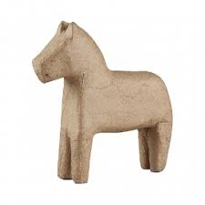 Paardenkop knutselen / kartonnen luipaarden dieren masker voor kinderen | dieren. Paard Van Papier Mache 14 Cm Papier Mache Figuren Creapost