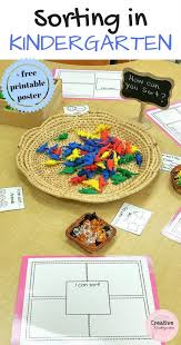 Sorting Centers For Kindergarten Students Great Sorting Activities To Use In Math Centers Kindergarten Kindergarten Sorting Activities Kindergarten Activities