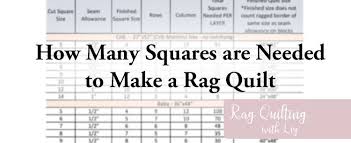 As you might guess, they however if i have a takeaway message it is there's absolutely another dimension that any of us can. How Many Squares Are Needed For A Rag Quilt