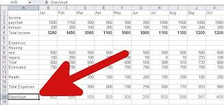 How To Make A Personal Budget On Excel Personal Budget Budget Spreadsheet Excel Budget Spreadsheet