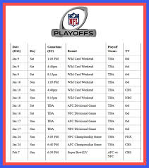 We did not find results for: Printable Nfl Playoff Game Schedule For The 2020 21 Season Interbasket