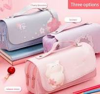 Lovely Pencil Case Kawaii Large Capacity Pencilcase School Pen Case  Portable Pencil Bag Pencils Pouch School